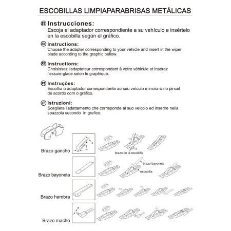 Escobilla Limpiaparabrisas KRAWEHL SPEED - 1 unidad