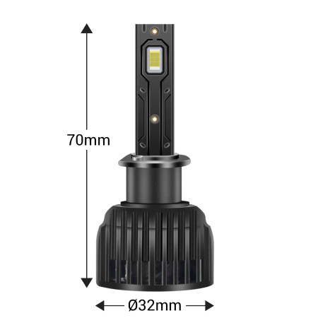 Lámpara LED Halógena 12V 2x H-1 - 30W