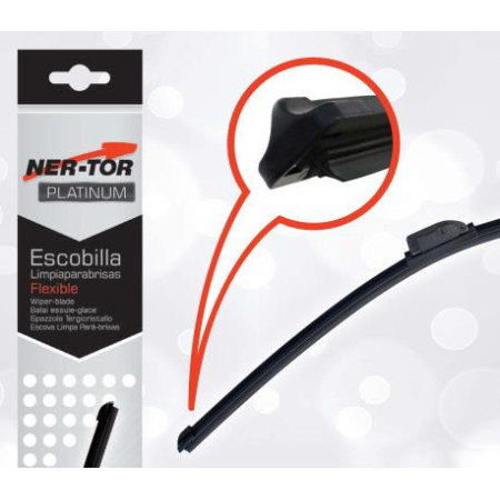 Escobilla Limpiaparabrisas NERTOR PLATINUM FLEX - 1 unidad