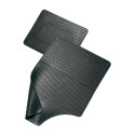 TAPIS RÉVERSIBLES - Noir Ensemble de 4 pièces