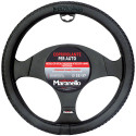 Steering Wheel Cover Mod. MARANELLO - Black - Ø33 / Ø37 cm