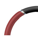 Steering Wheel Cover Mod. MERCURIO - Red/Black