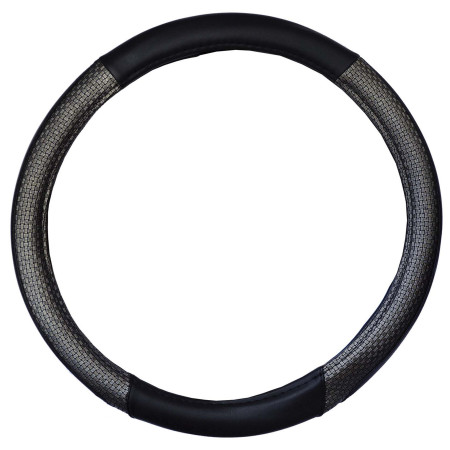 Capas para o volante Preto/Prata Cinzento