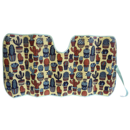 Pare soleil Aluminium - Motif Cactus