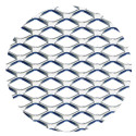 Grille alvéolaire en aluminium 100 x 30 cm - Argent