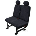 Funda asiento doble para furgoneta - Poliéster - 4 PCS