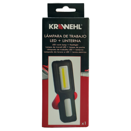 Rechargeable Work Lamp 155 mm + Flashlight