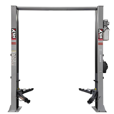 Elevador de 2 colunas automático com ponte superior 4,2T 400V
