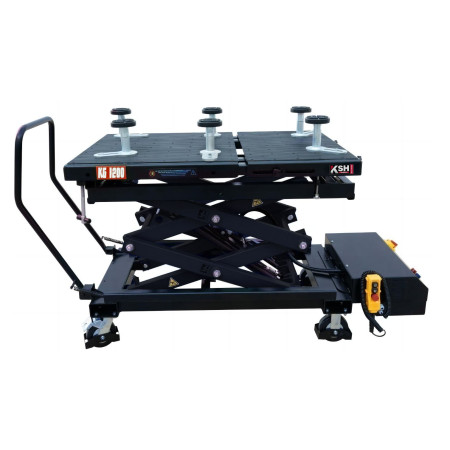 Table hydraulique pour batteries de voitures électriques