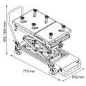 Hydraulic Lift for Electric Car Batteries