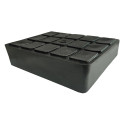 Rubber block pad 80 mm