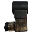 Lowering valve coil