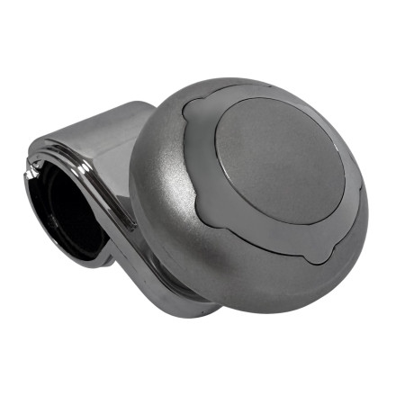 Chrome steering wheel knob