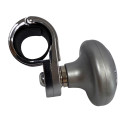 Chrome steering wheel knob
