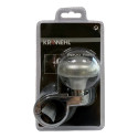 Chrome steering wheel knob