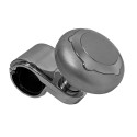 Chrome steering wheel knob