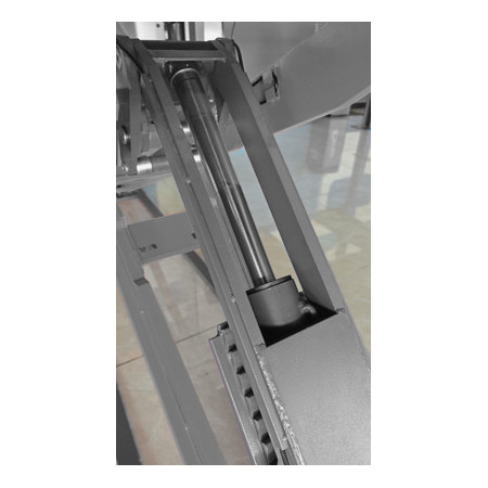 Second platform, main cylinder of main scissor