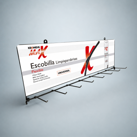 Expositor metálico de pared Escobillas - KRAWEHL MAX