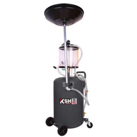 Vacuum and Gravity Oil Drainer