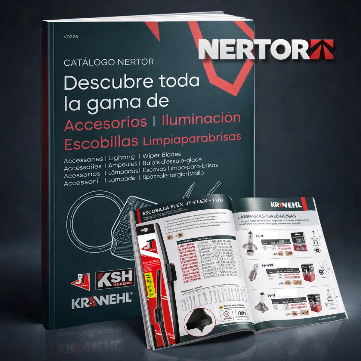 Nuevo catálogo 2026 de accesorios, iluminación y limpiaparabrisas